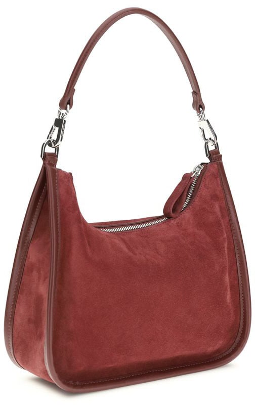 Pierre Hardy Bordeaux Calf Leather Bos Taurus Shoulder Bag Maroon