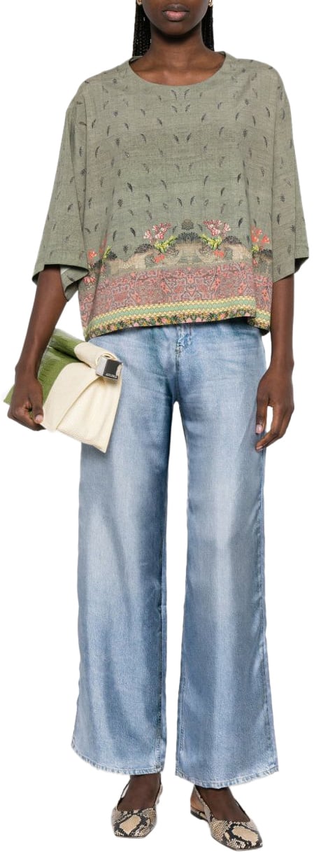 Pierre Louis Mascia Shirts Kaki Bruin