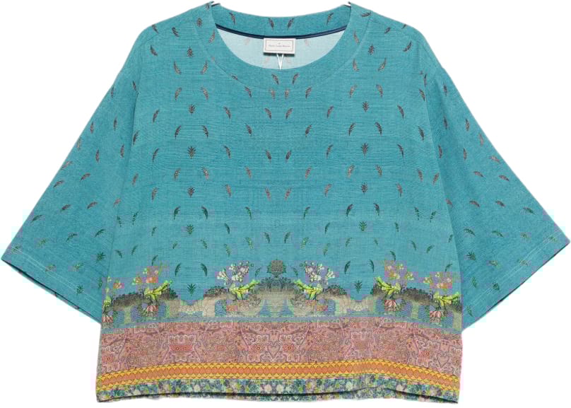 Pierre Louis Mascia Shirts Clear Blue Blauw