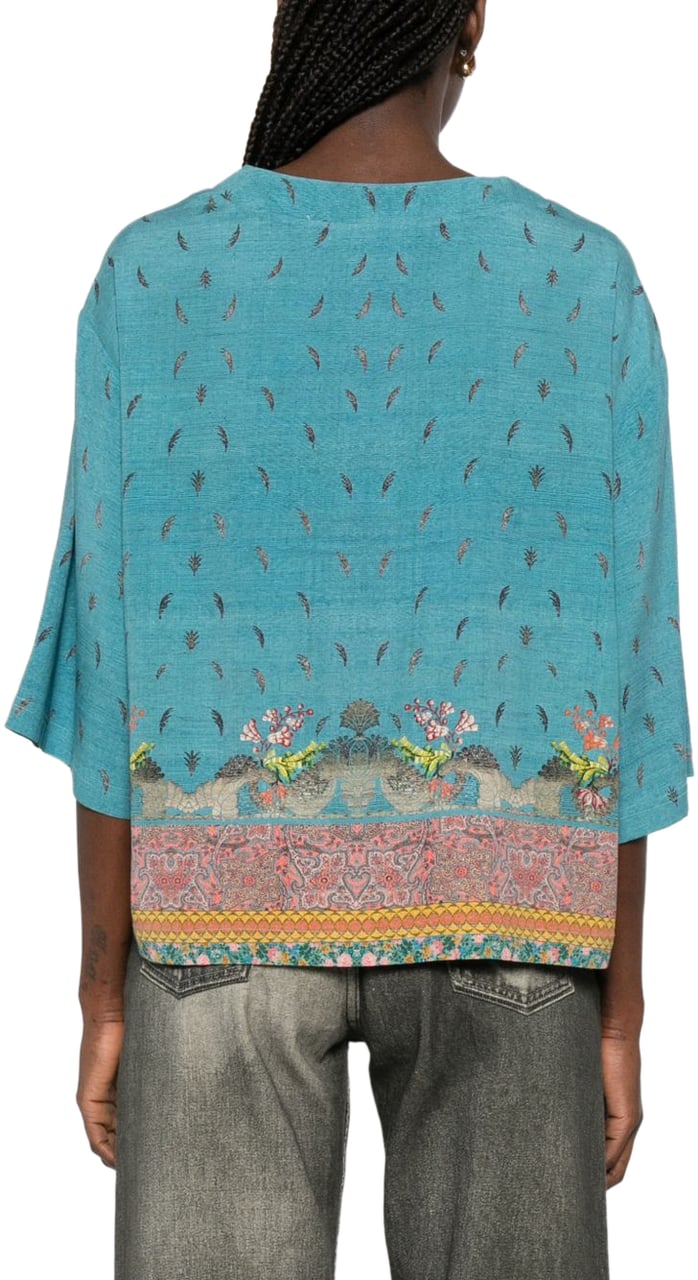 Pierre Louis Mascia Shirts Clear Blue Blauw