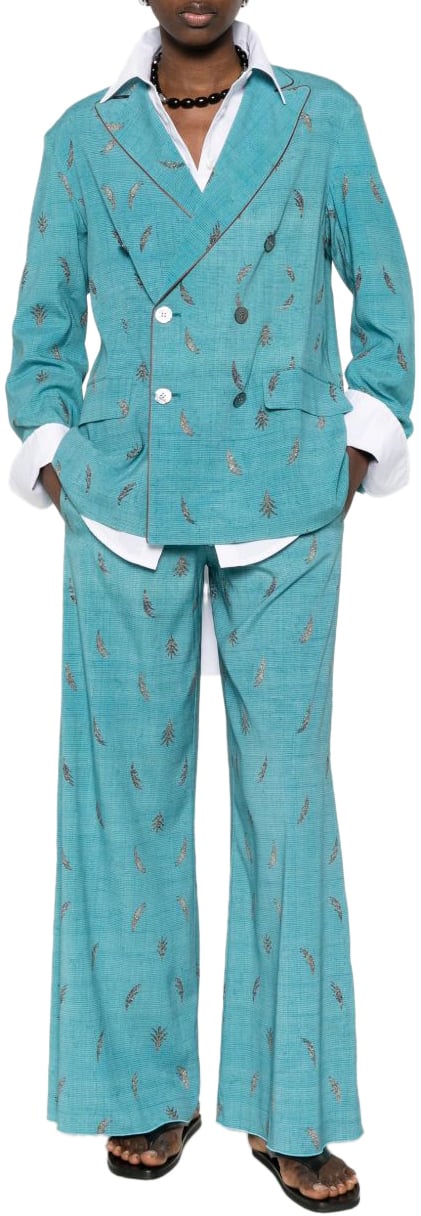 Pierre Louis Mascia Jackets Clear Blue Blauw