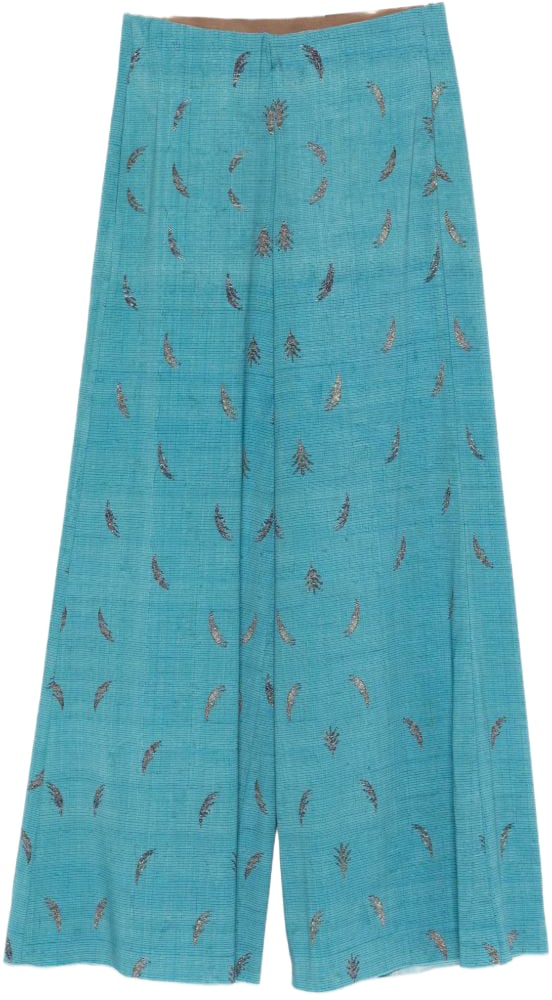 Pierre Louis Mascia Trousers Light Blue Blauw