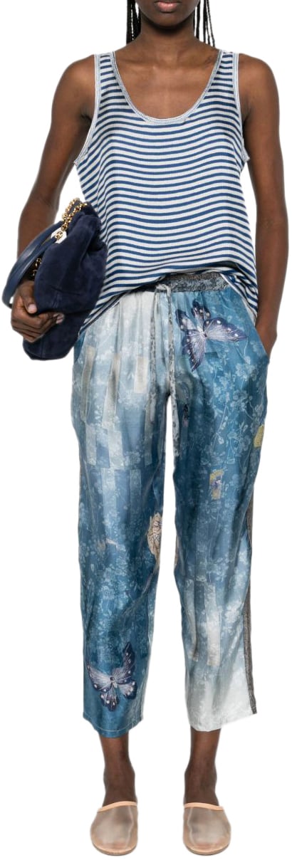 Pierre Louis Mascia Top Blue Blauw