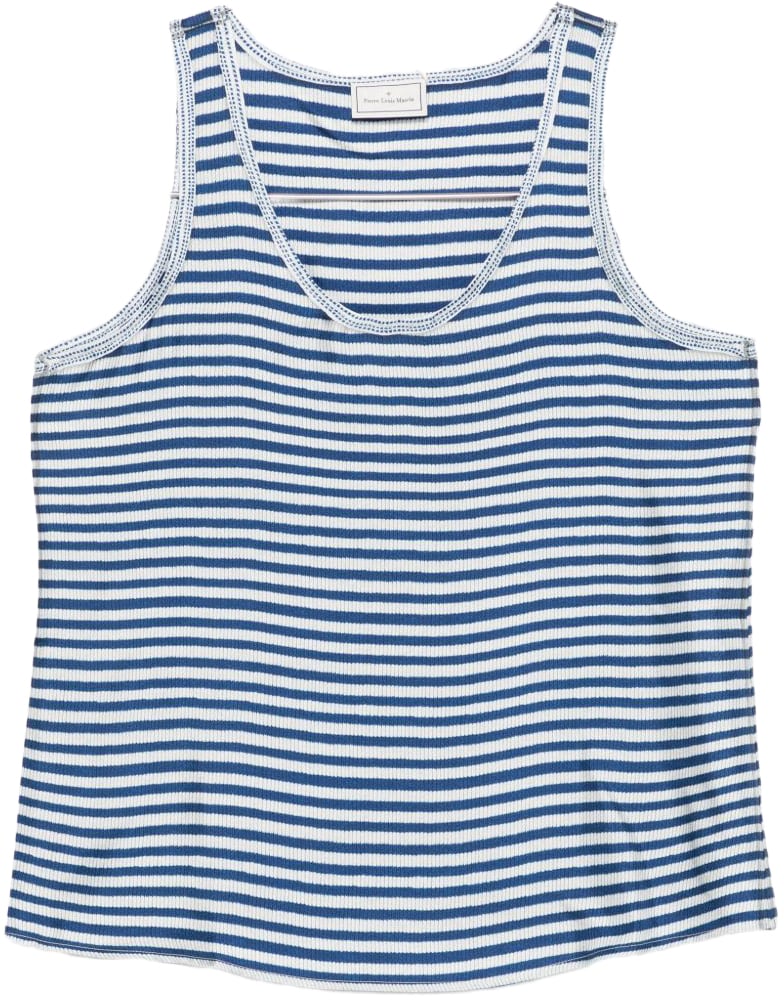 Pierre Louis Mascia Top Clear Blue Blauw