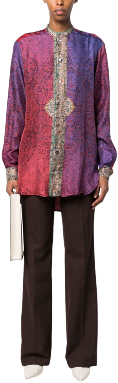 Pierre Louis Mascia Shirts Purple Paars
