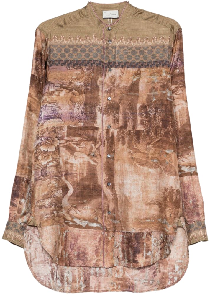 Pierre Louis Mascia Shirts Green Groen