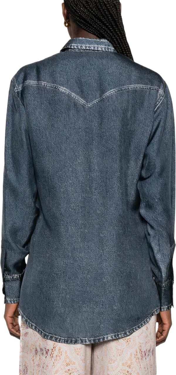 Pierre Louis Mascia Shirts Blu Blauw