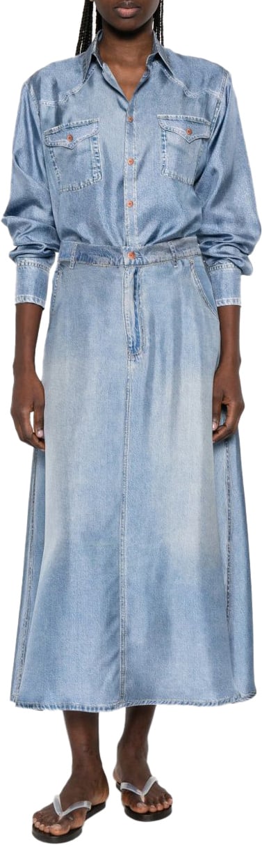 Pierre Louis Mascia Shirts Clear Blue Blauw