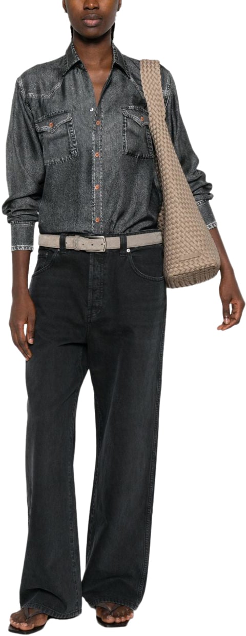 Pierre Louis Mascia Shirts Grey Grijs