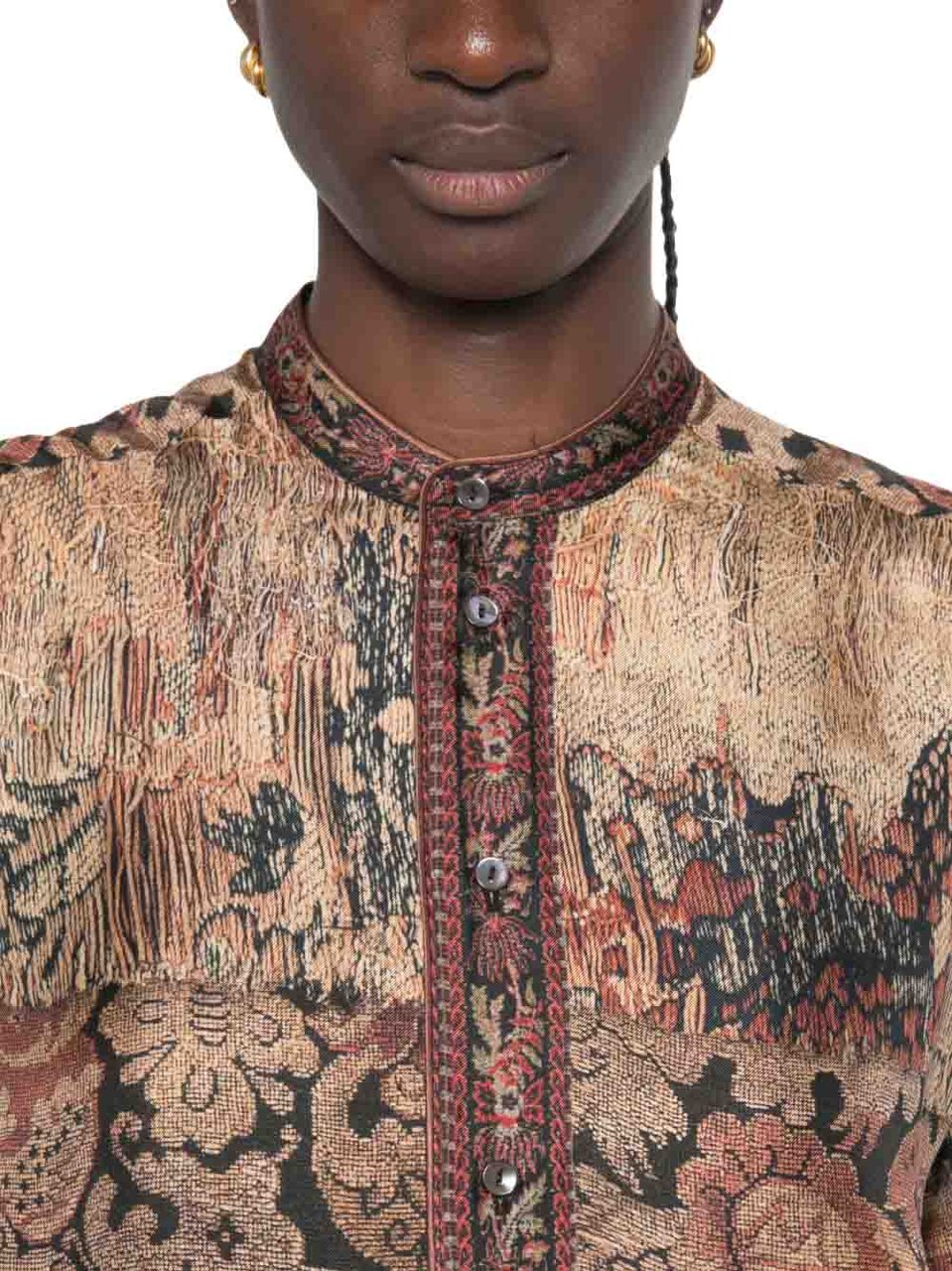 Pierre Louis Mascia Shirts Brown Beige