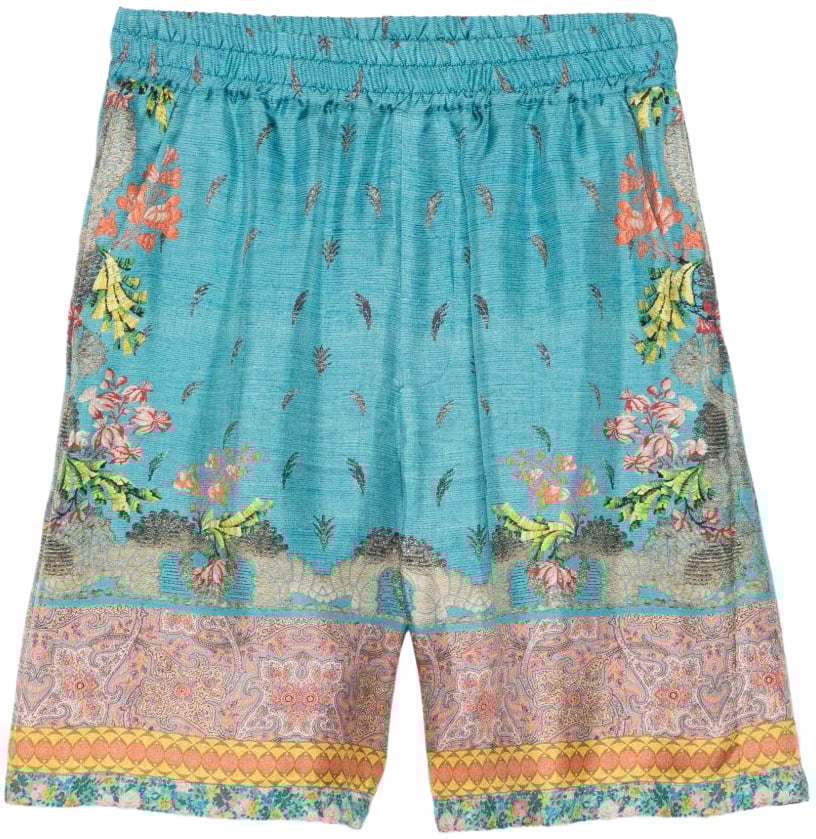 Pierre Louis Mascia Shorts Clear Blue Blauw