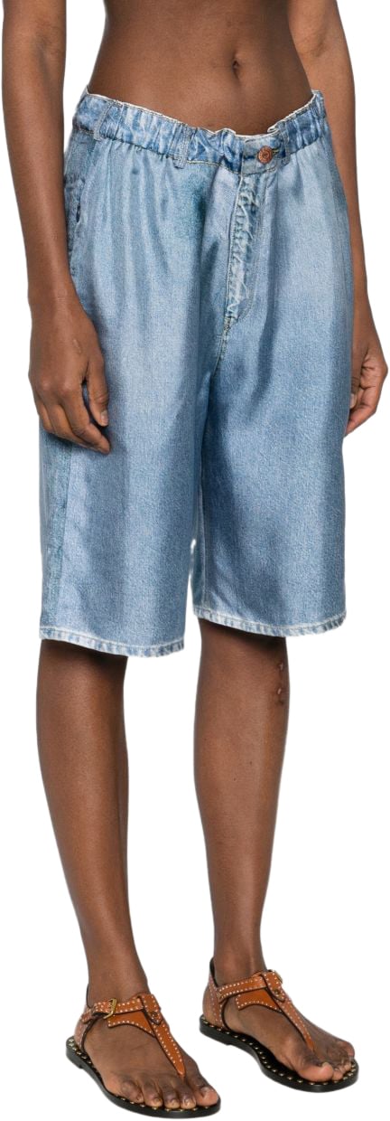 Pierre Louis Mascia Shorts Clear Blue Blauw