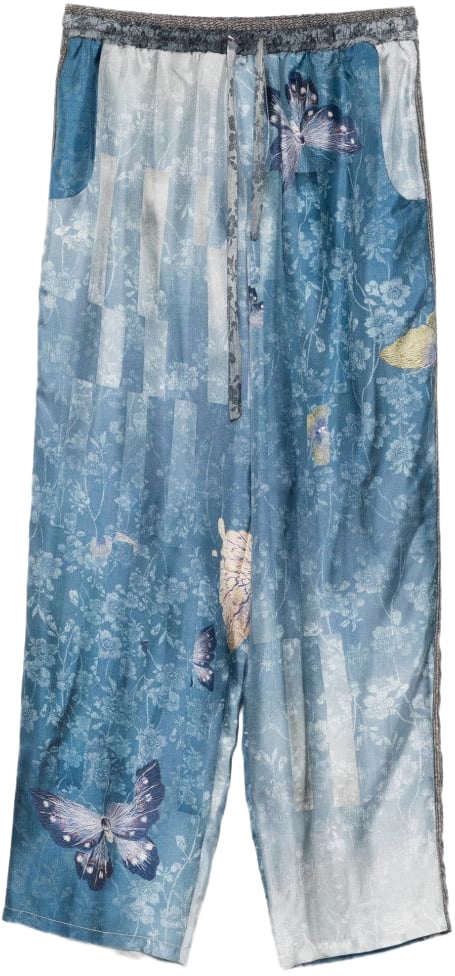 Pierre Louis Mascia Trousers Clear Blue Blauw