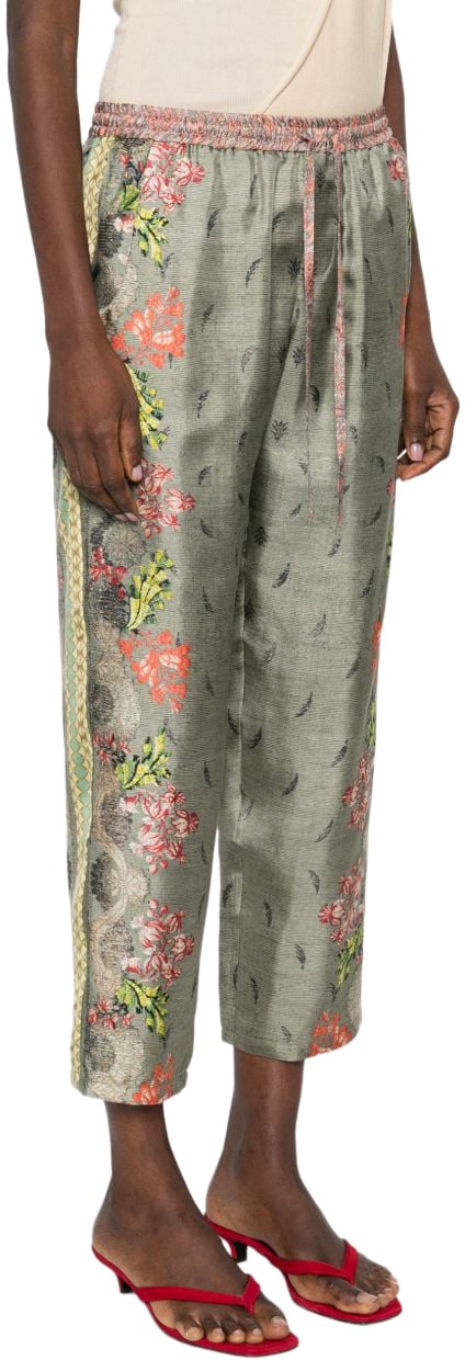 Pierre Louis Mascia Trousers Kaki Bruin