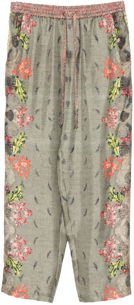 Pierre Louis Mascia Trousers Kaki Bruin