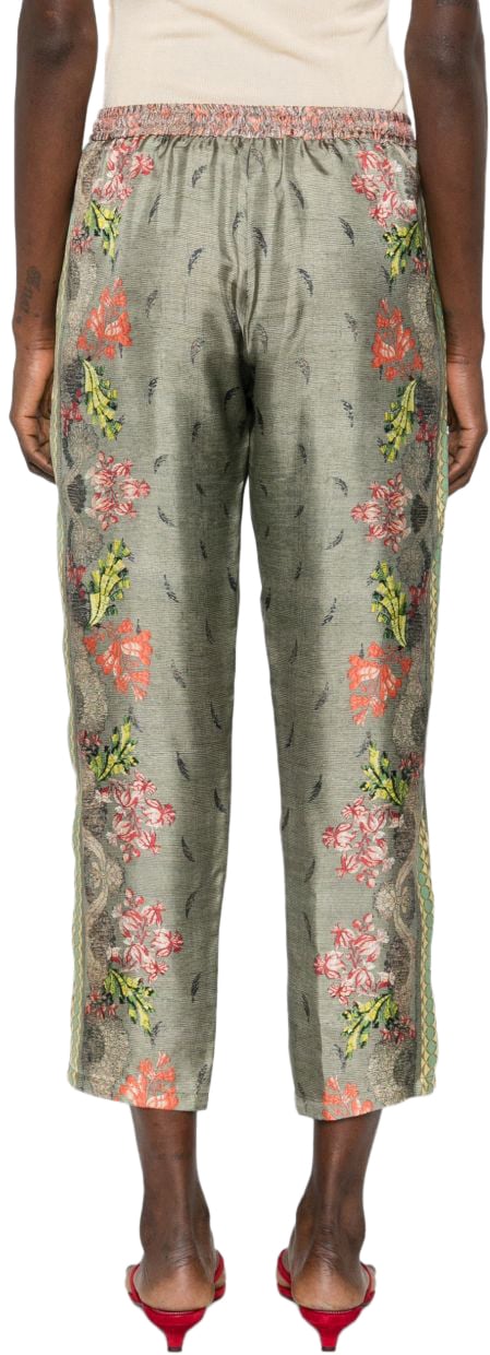 Pierre Louis Mascia Trousers Kaki Bruin