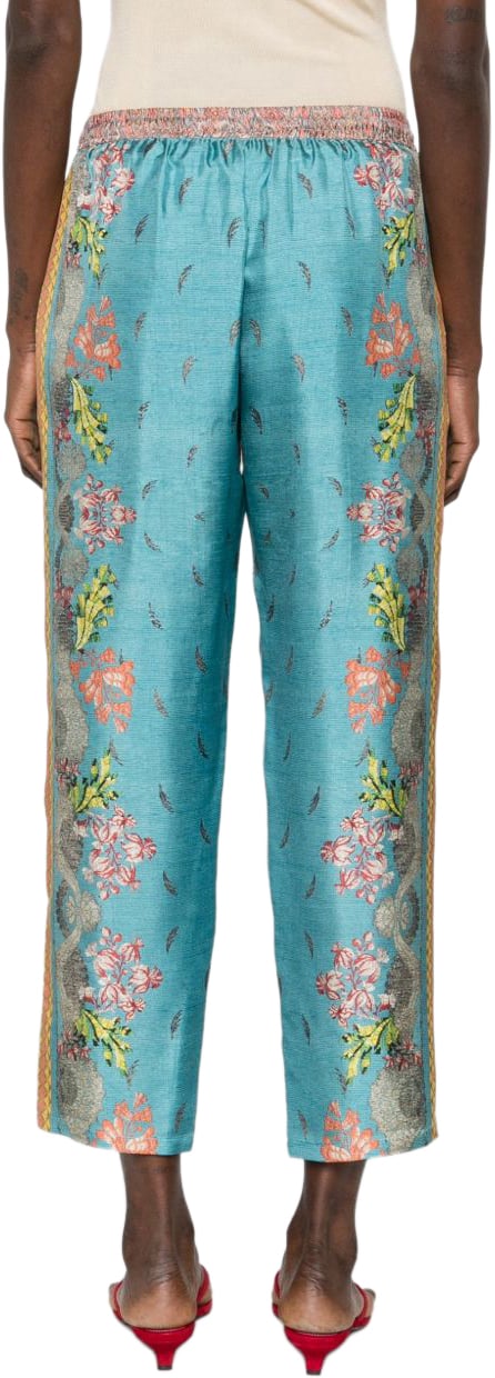 Pierre Louis Mascia Trousers Azzurro Cyaan