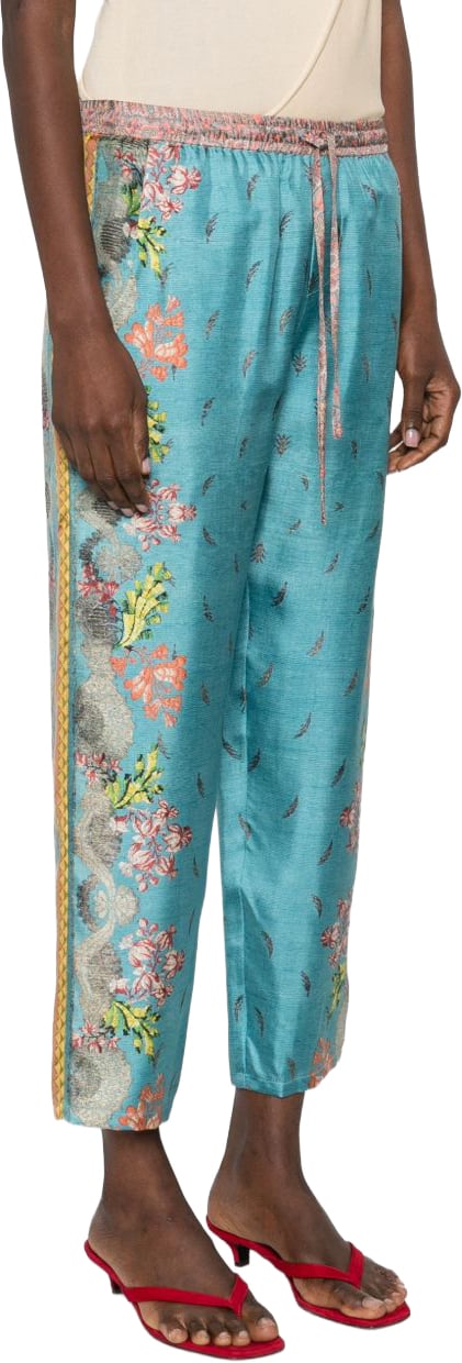 Pierre Louis Mascia Trousers Azzurro Cyaan