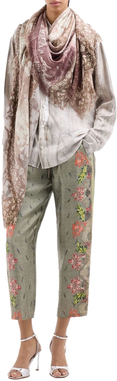 Pierre Louis Mascia Trousers Kaki Bruin