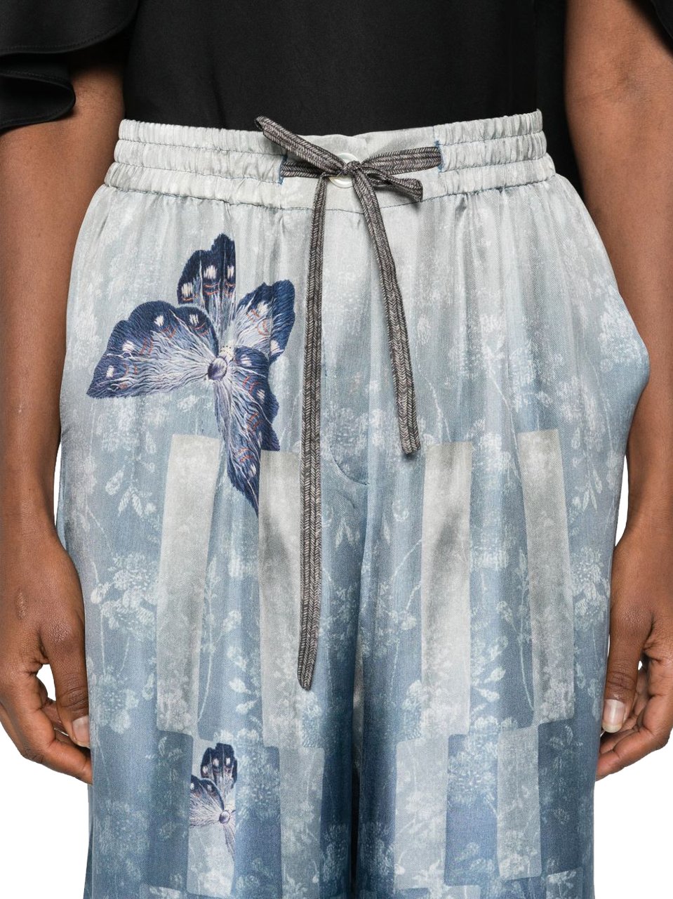 Pierre Louis Mascia Trousers Clear Blue Blauw