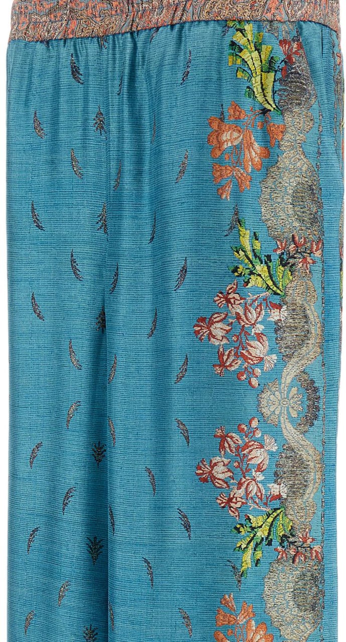 Pierre Louis Mascia Trousers Clear Blue Blauw