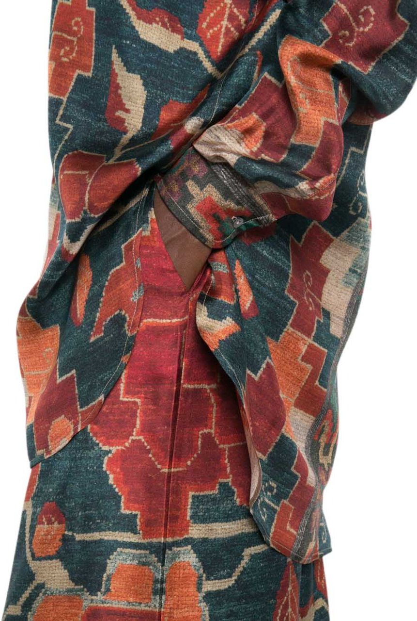 Pierre Louis Mascia Trousers Red Navy