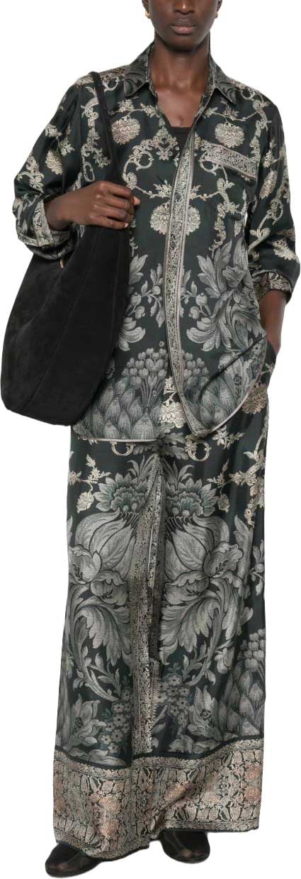 Pierre Louis Mascia Trousers Black Donkergrijs