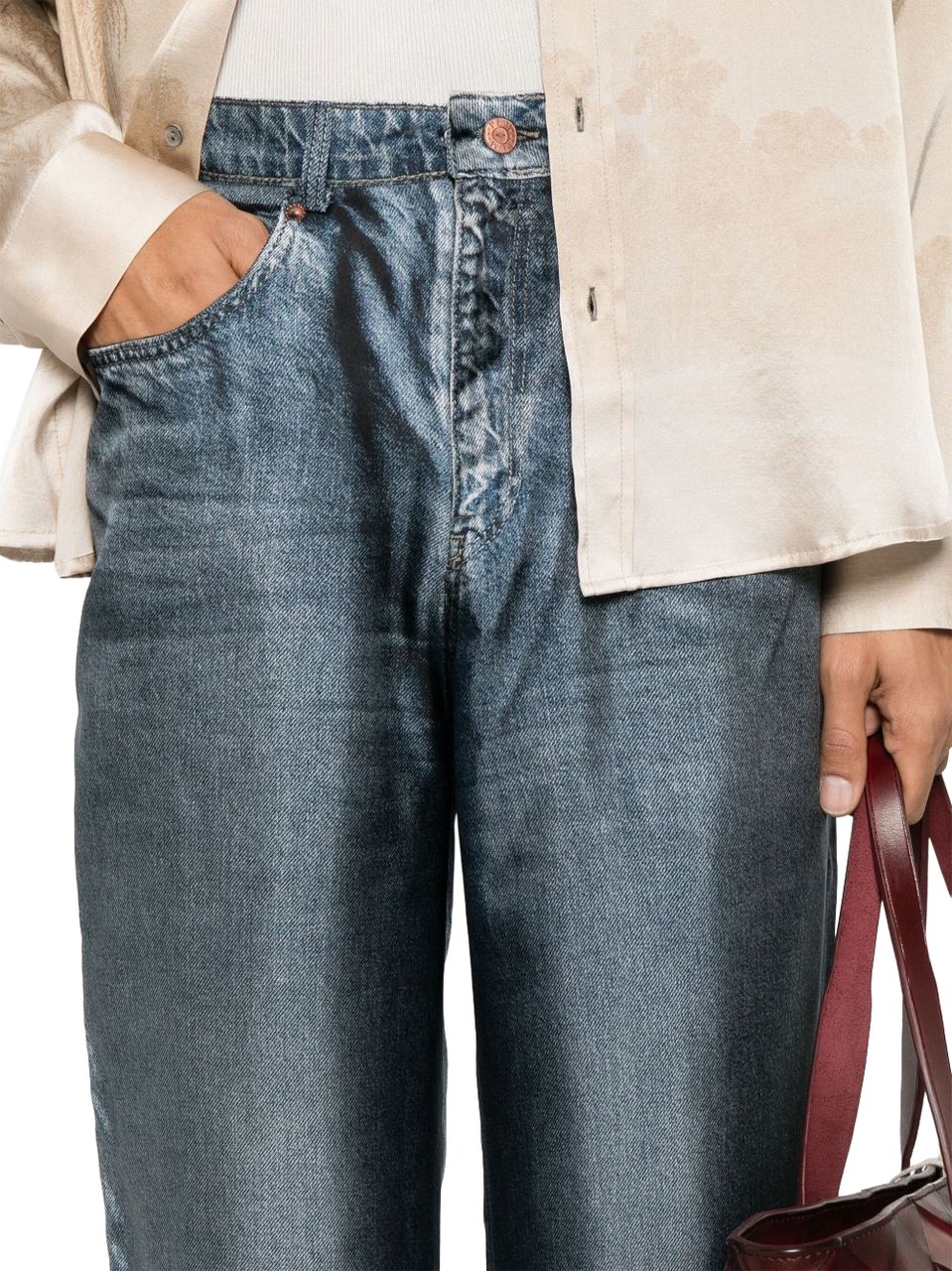 Pierre Louis Mascia Trousers Navy Blauw
