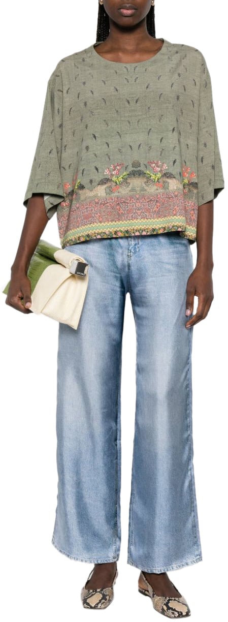 Pierre Louis Mascia Trousers Clear Blue Blauw