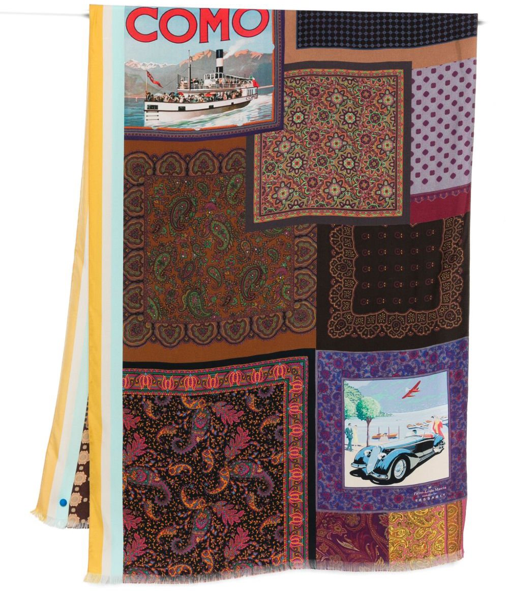 Pierre Louis Mascia Scarfs Brown Bruin
