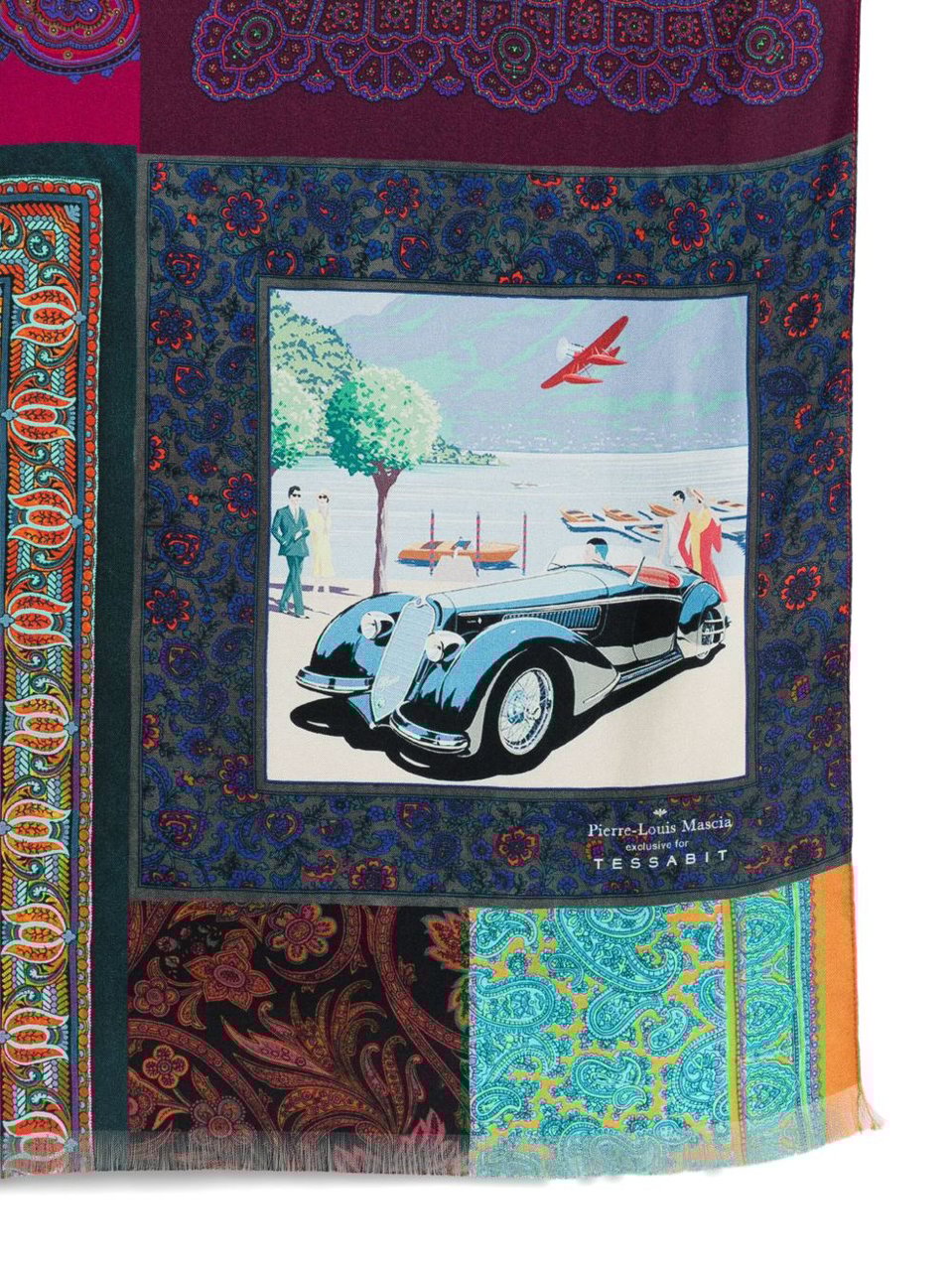 Pierre Louis Mascia Scarfs Purple Paars