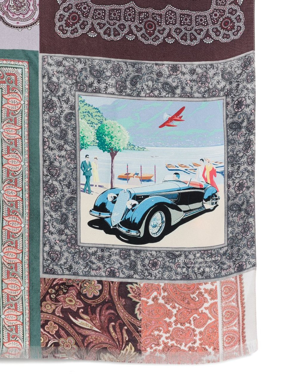 Pierre Louis Mascia Scarfs Lilac Paars