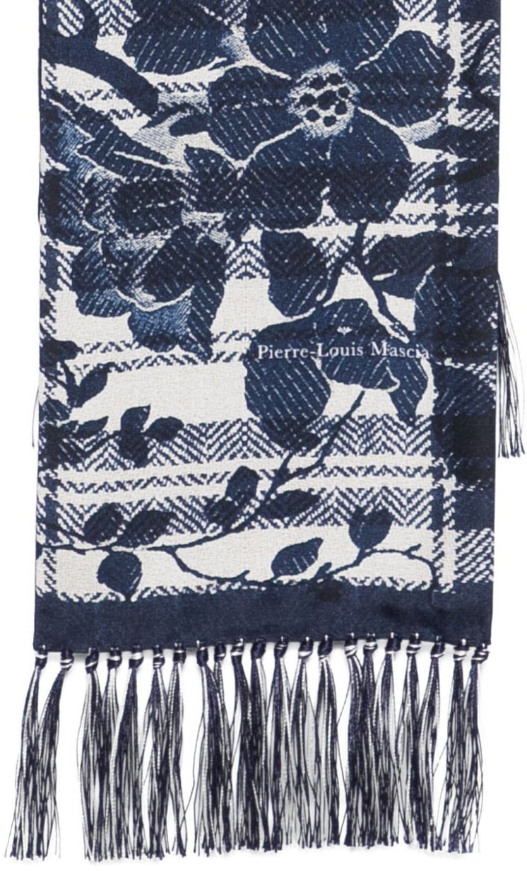 Pierre Louis Mascia Scarfs Blue Blauw