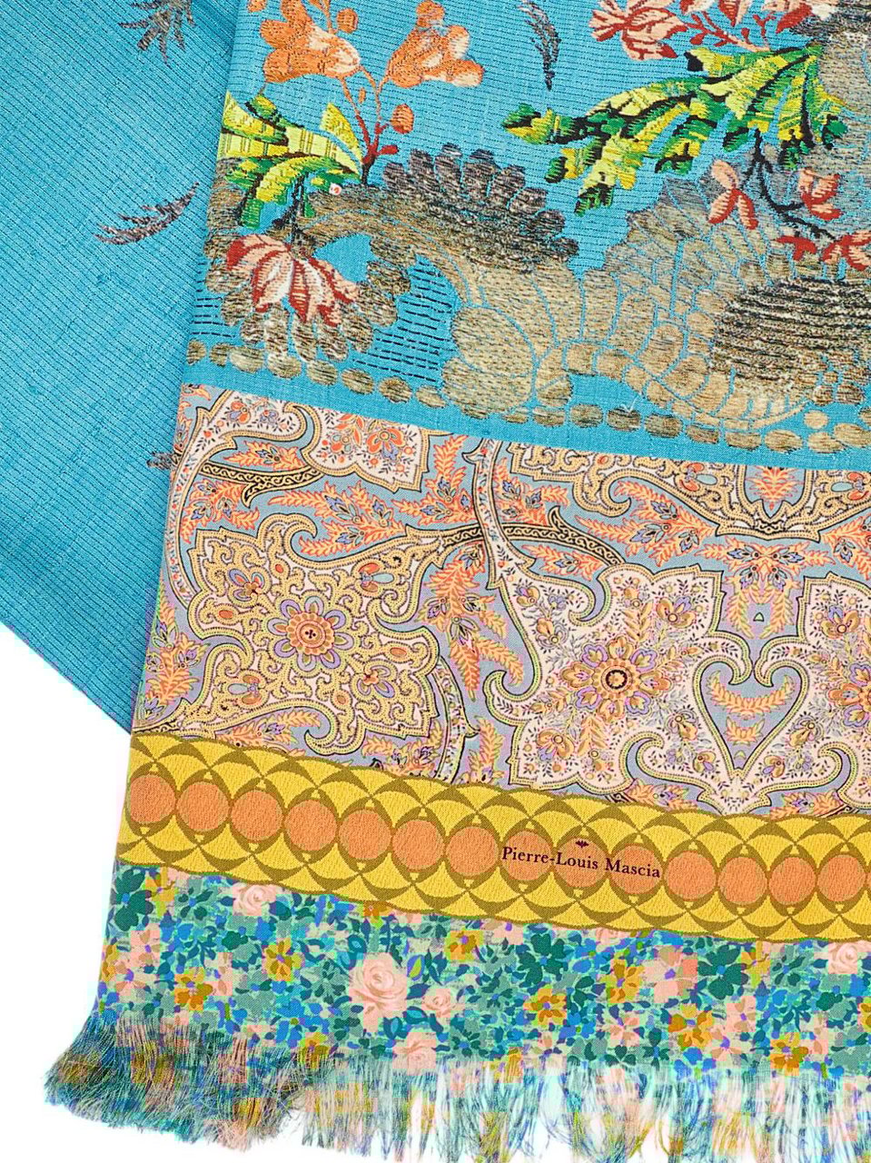 Pierre Louis Mascia Scarfs Clear Blue Blauw