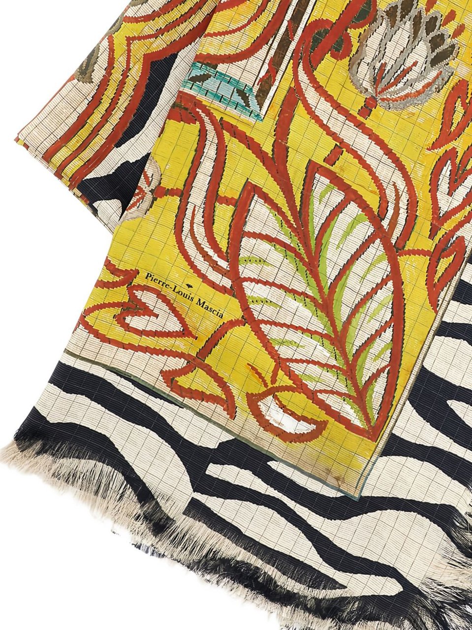 Pierre Louis Mascia Scarfs Yellow Divers