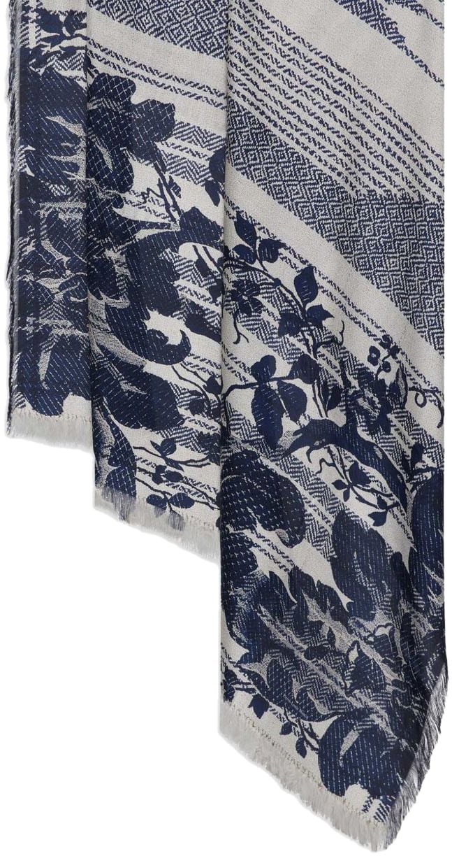 Pierre Louis Mascia Scarfs Blue Blauw
