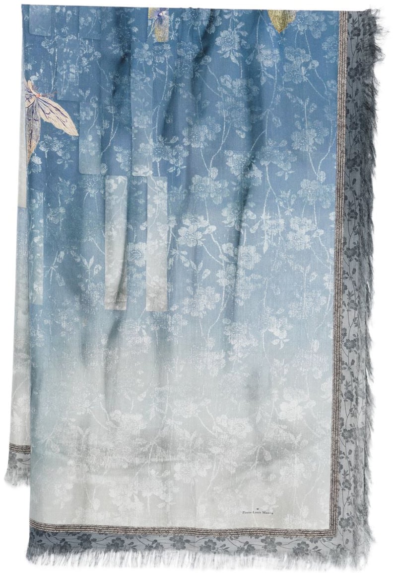 Pierre Louis Mascia Scarfs Clear Blue Blauw