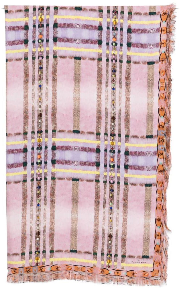 Pierre Louis Mascia Scarfs Pink Roze