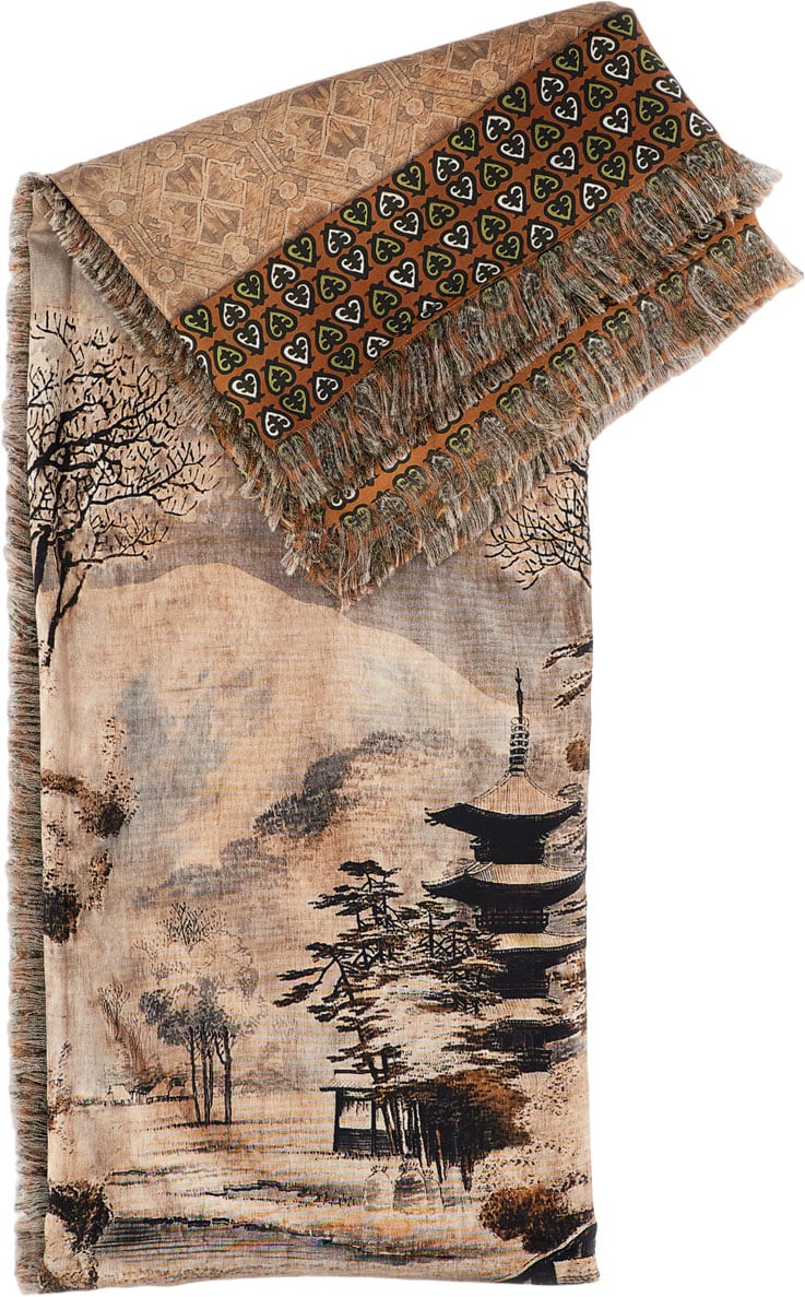 Pierre Louis Mascia Multicolour Scarf With Pattern And Soft Fabric Divers