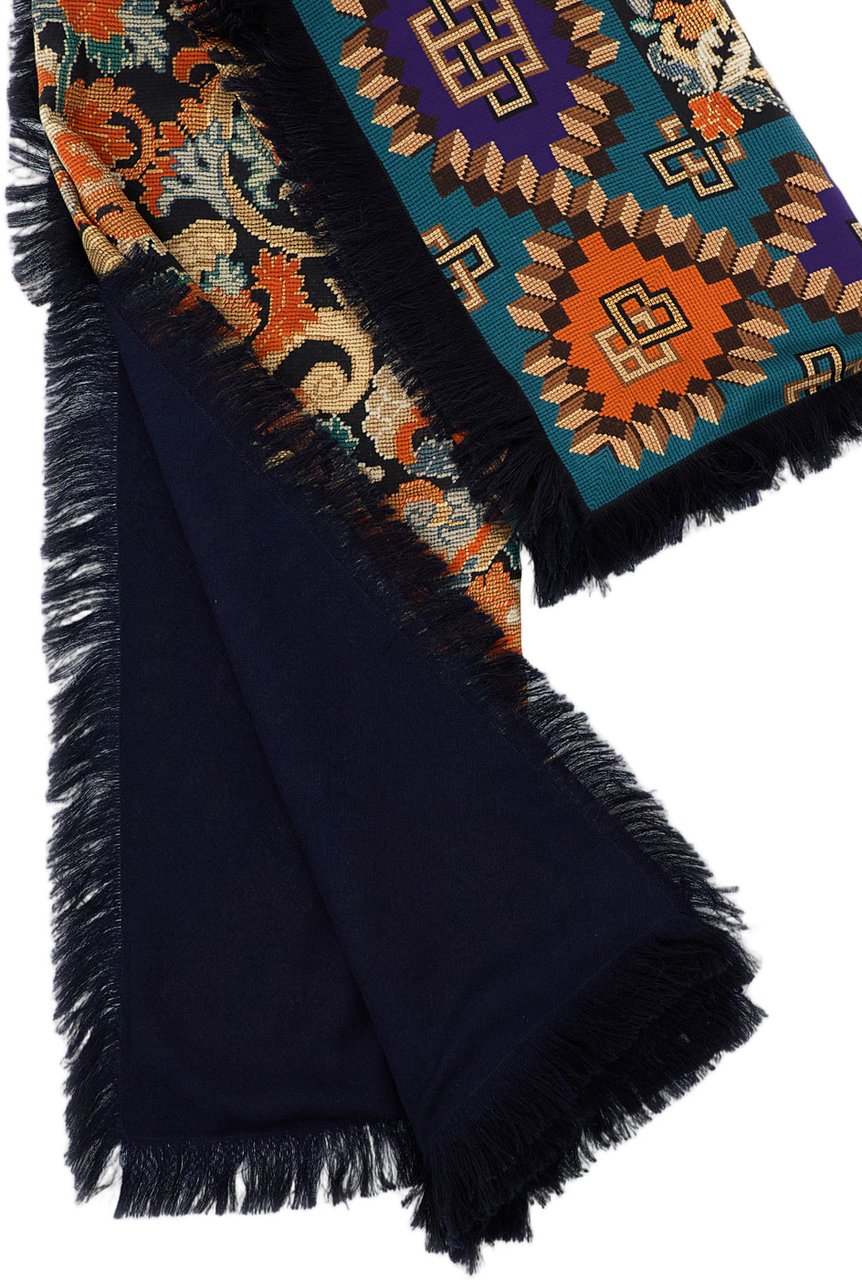 Pierre Louis Mascia Multicolour Pattern Scarf With Hues Divers