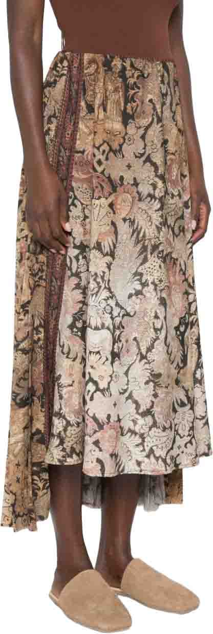 Pierre Louis Mascia Skirts Brown Beige