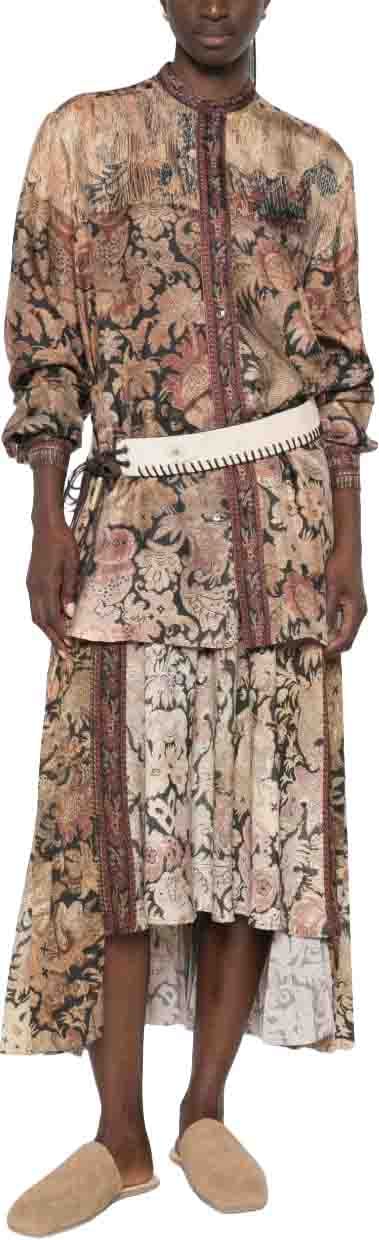 Pierre Louis Mascia Skirts Brown Beige