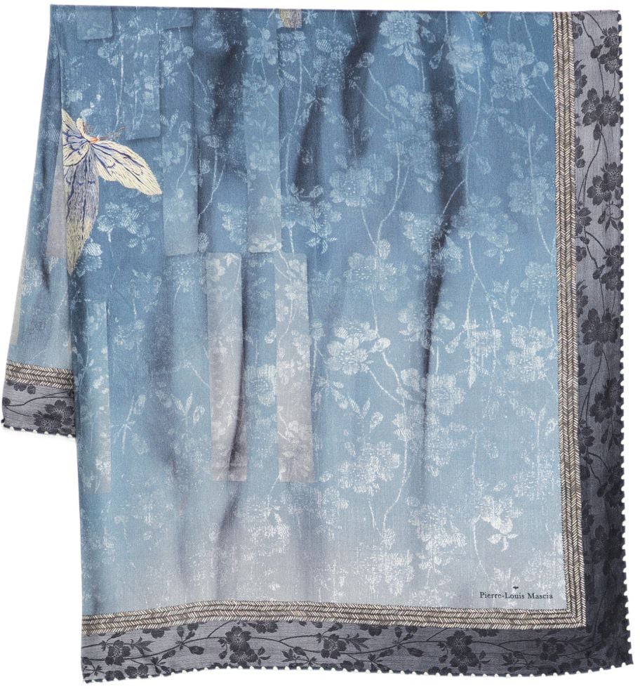 Pierre Louis Mascia Scarfs Clear Blue Blauw