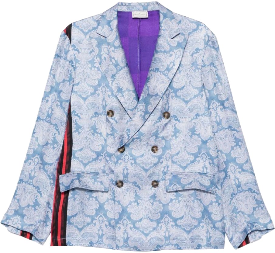 Pierre Louis Mascia Jackets Clear Blue Blauw