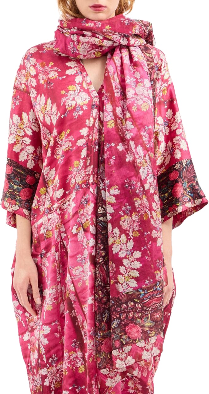 Pierre Louis Mascia Scarfs Fuxia Roze