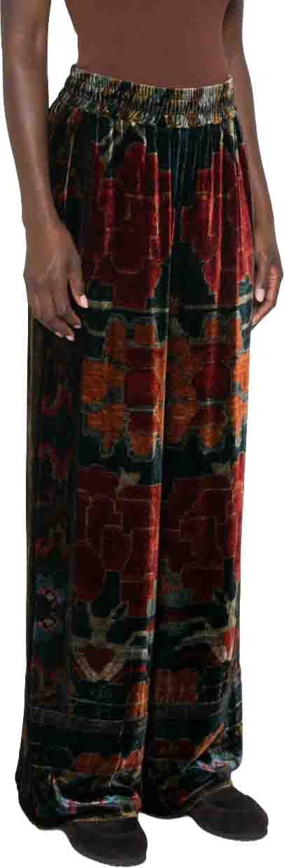 Pierre Louis Mascia Trousers Bordeaux Maroon