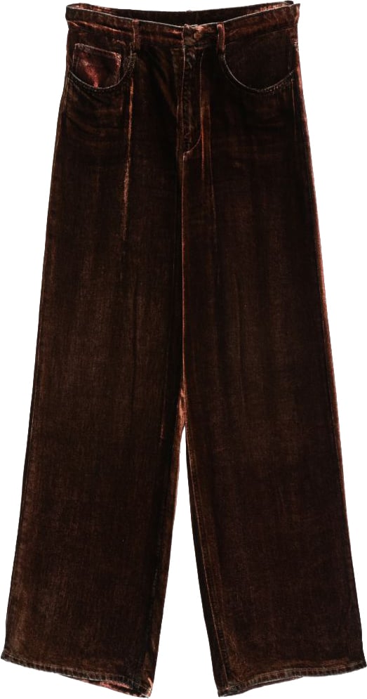 Pierre Louis Mascia Trousers Bordeaux Bruin