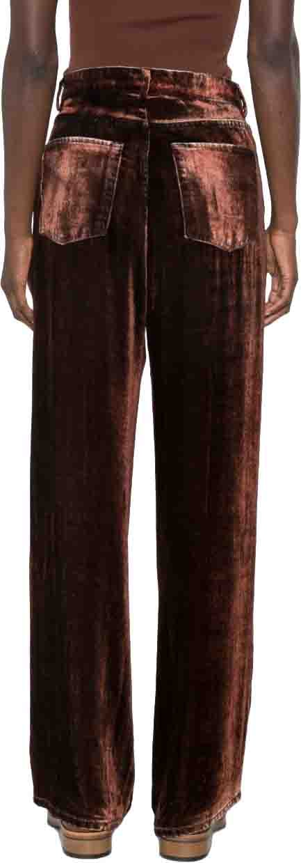 Pierre Louis Mascia Trousers Bordeaux Bruin