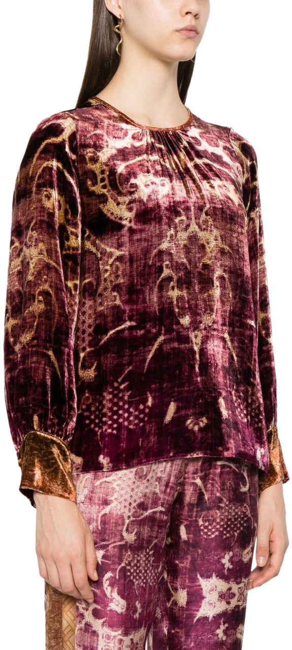 Pierre Louis Mascia Shirts Bordeaux Rood