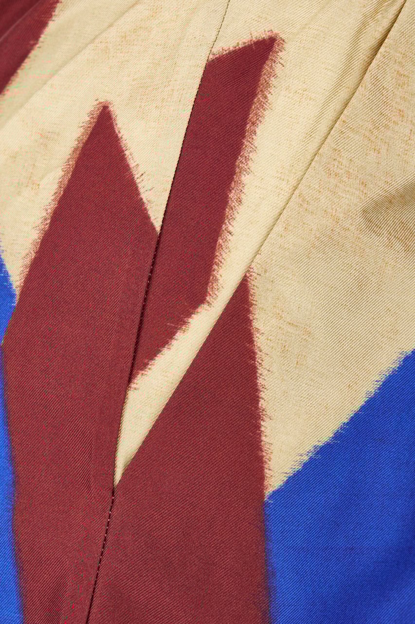 Pierre Louis Mascia Pierre Louis Mascia Printed silk bermuda shorts Divers